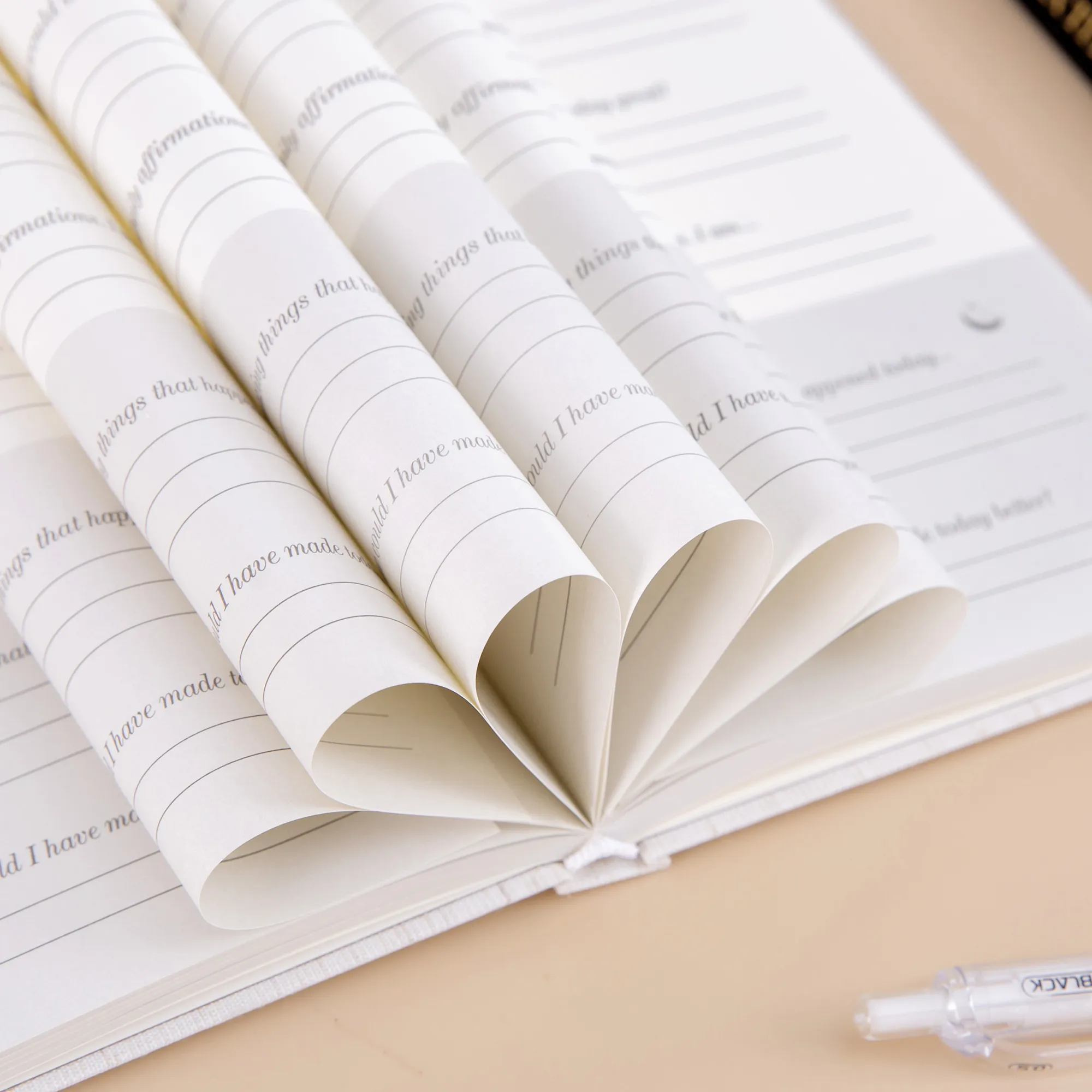 Custom Fabric Cloth Cover Notebook Printing