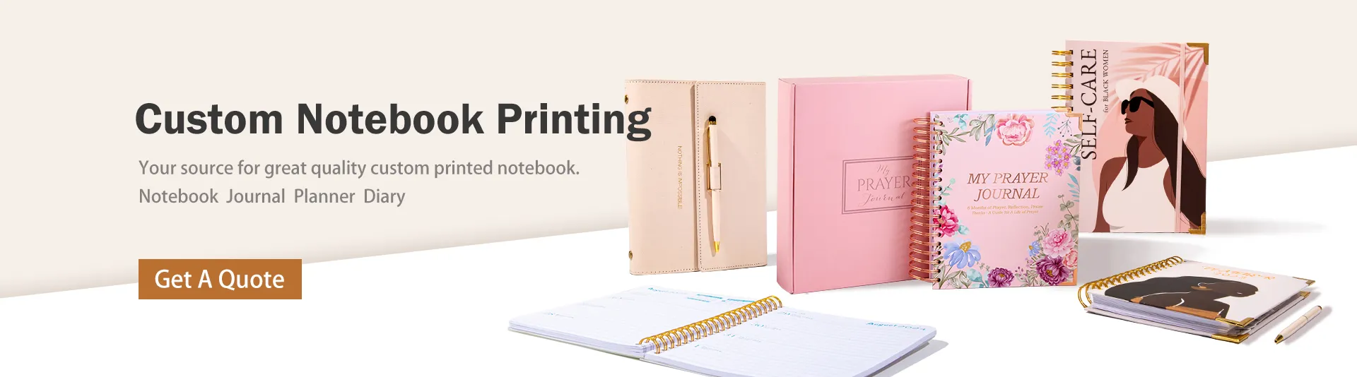 Custom Tape Bound Notebook