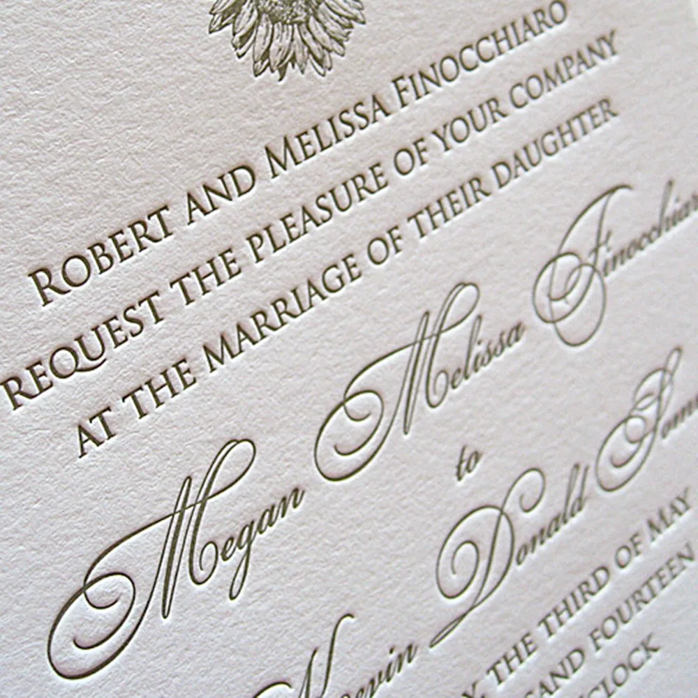 Custom Wedding Card Printing& Design
