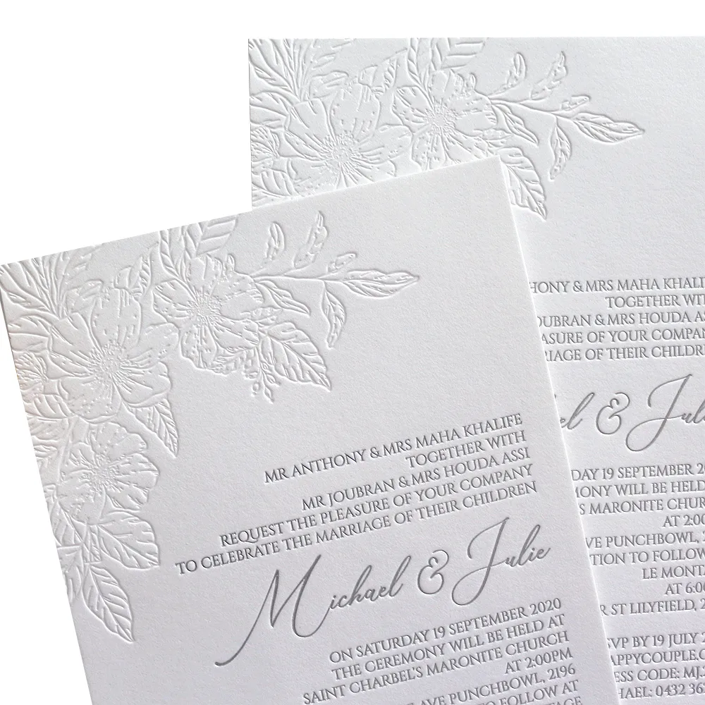 Custom Wedding Card Printing& Design